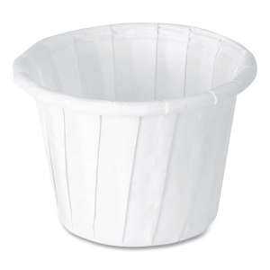 Solo, Paper Portion Cups, ProPlanet Seal, 0.75 oz, White