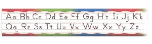 Christian Light Manuscript Alphabet Desk Strip