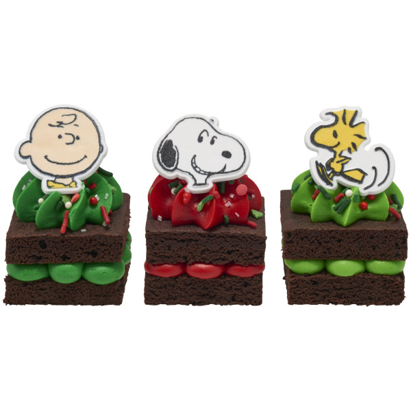 Peanuts® Snoopy®, Charlie Brown and Woodstock® Cupcake Rings
