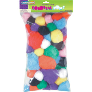 Colossal Poms, Assorted Sizes, 1 lb.