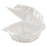 Dart, ClearSeal® Hinged-Lid Plastic Containers, 5.8 x 6 x 3, Plastic, Clear