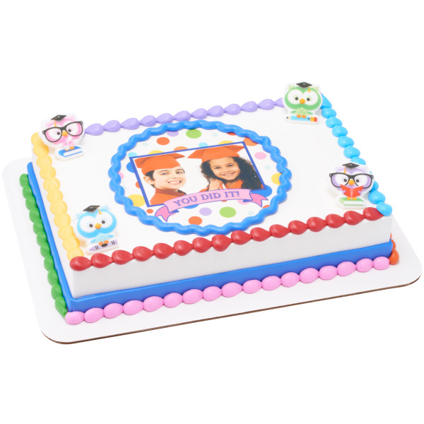 Colorful Grad Owls Dec-Ons® Decorations