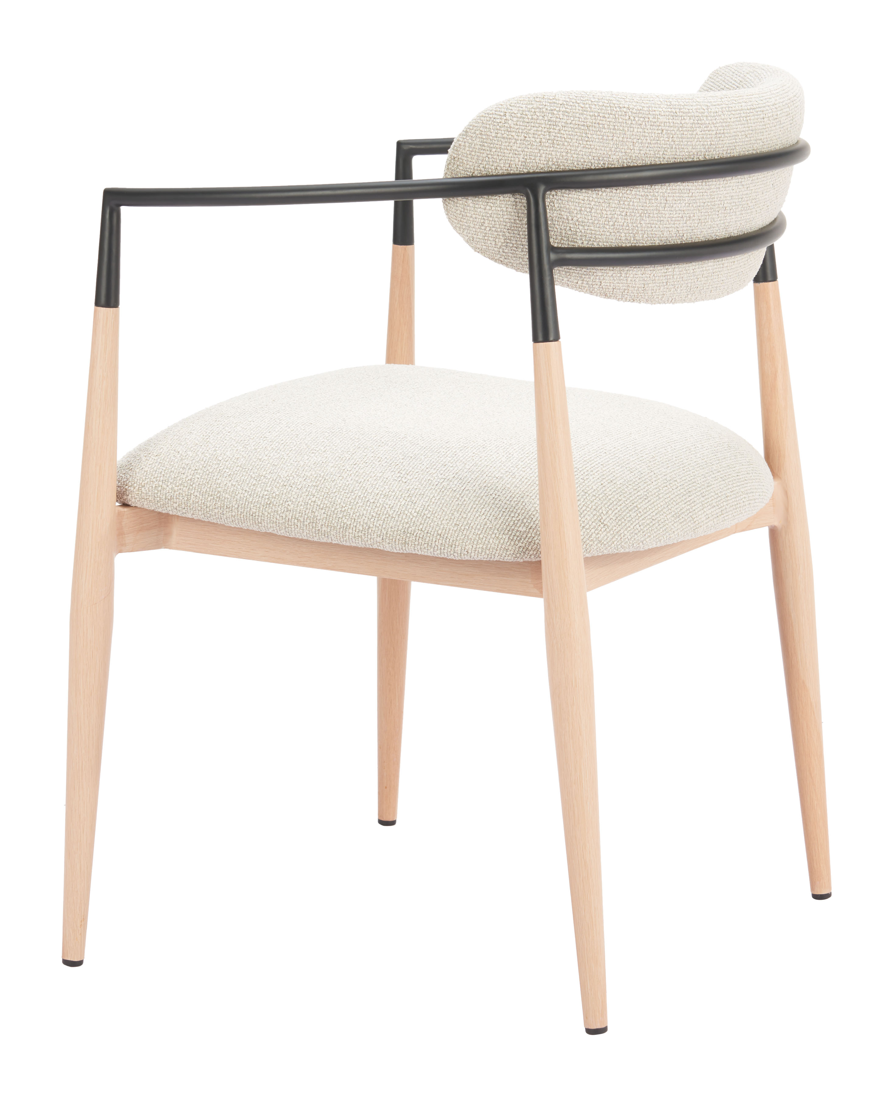 Equinox Dining Chair Oyster Gray & Natural product image