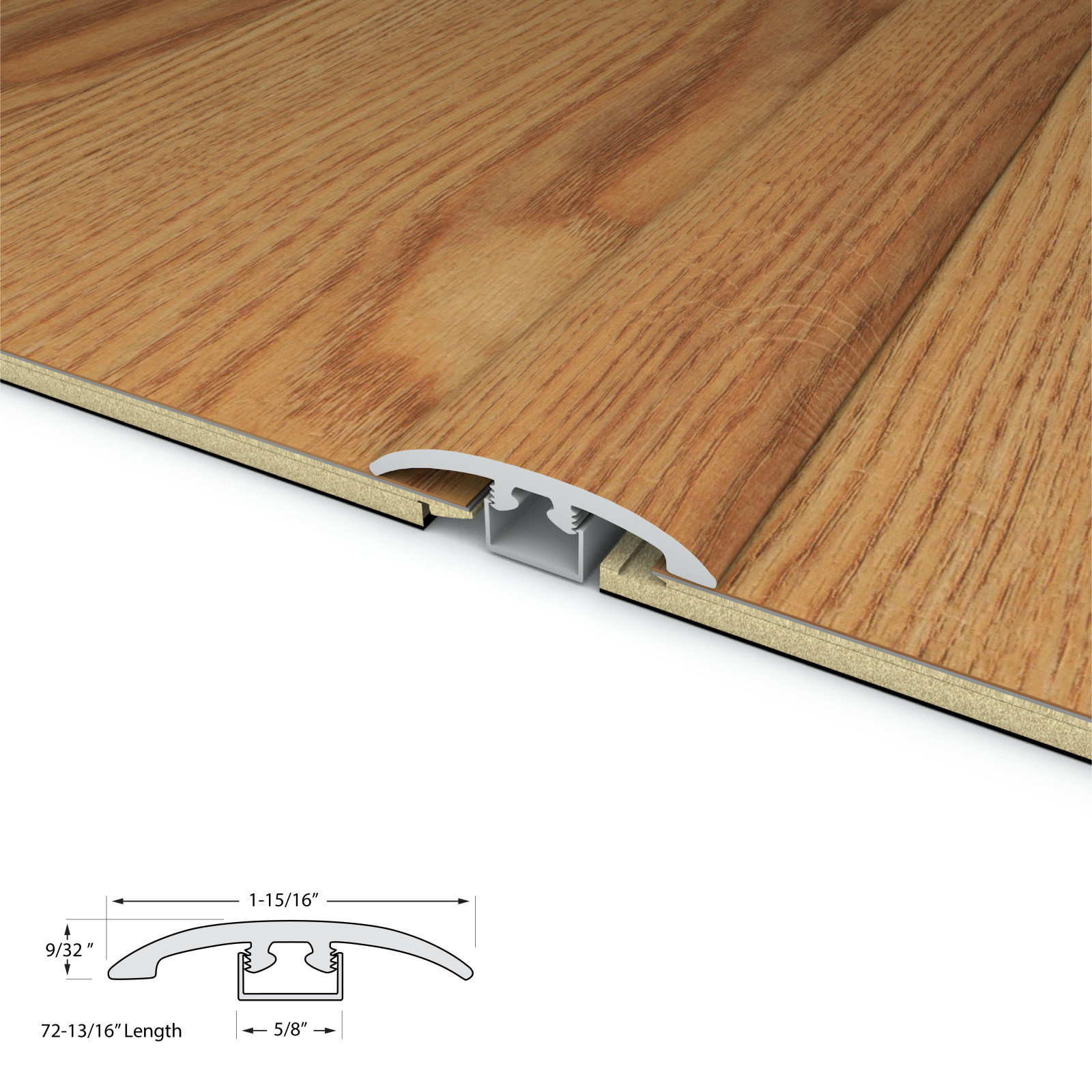 Honey Beam Multi-Purpose Trim (Reducer and T-mold) 6.5mm view 4