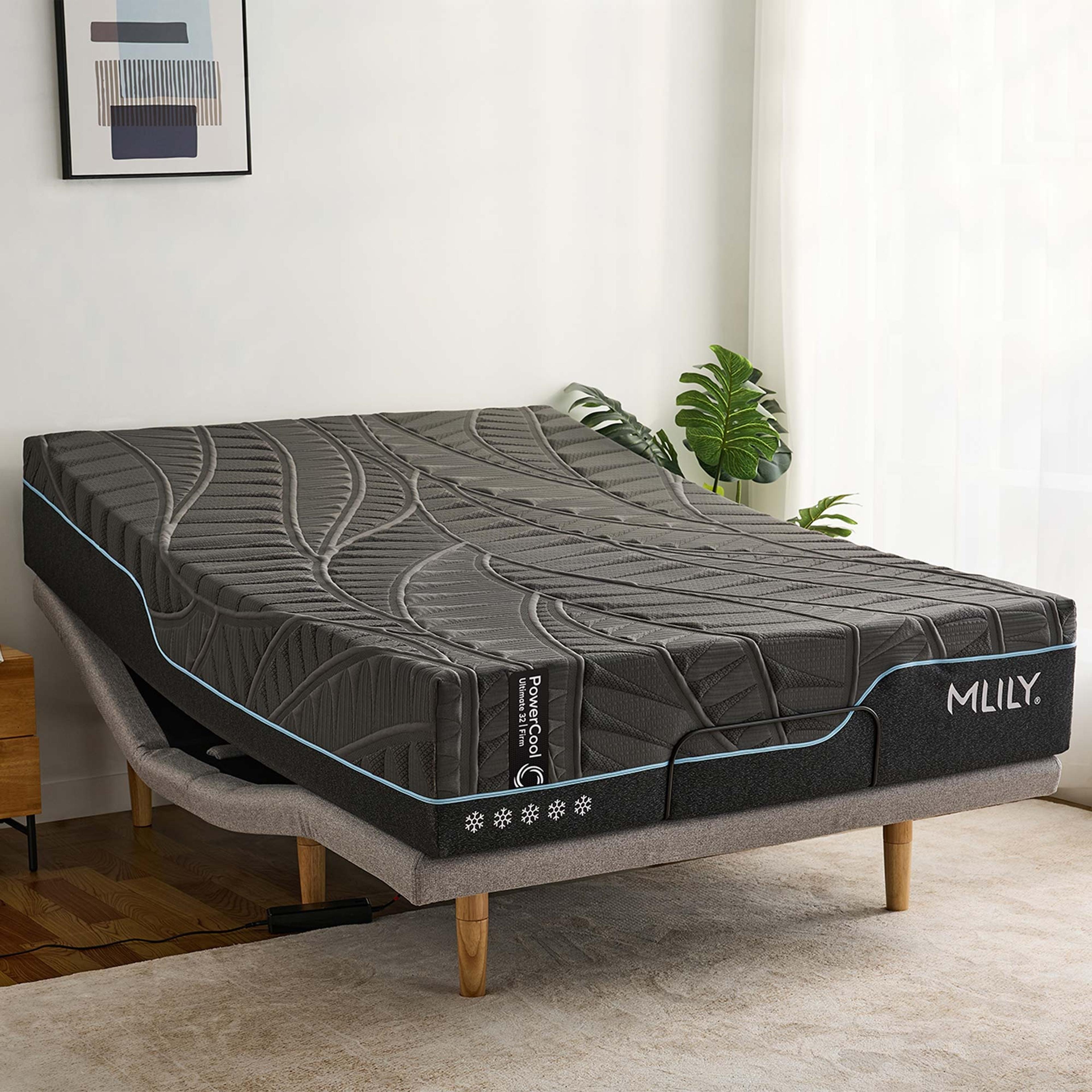 Lifestyle image of the Mlily Powercool Ultimate Mattress, Firm from Forty Winks