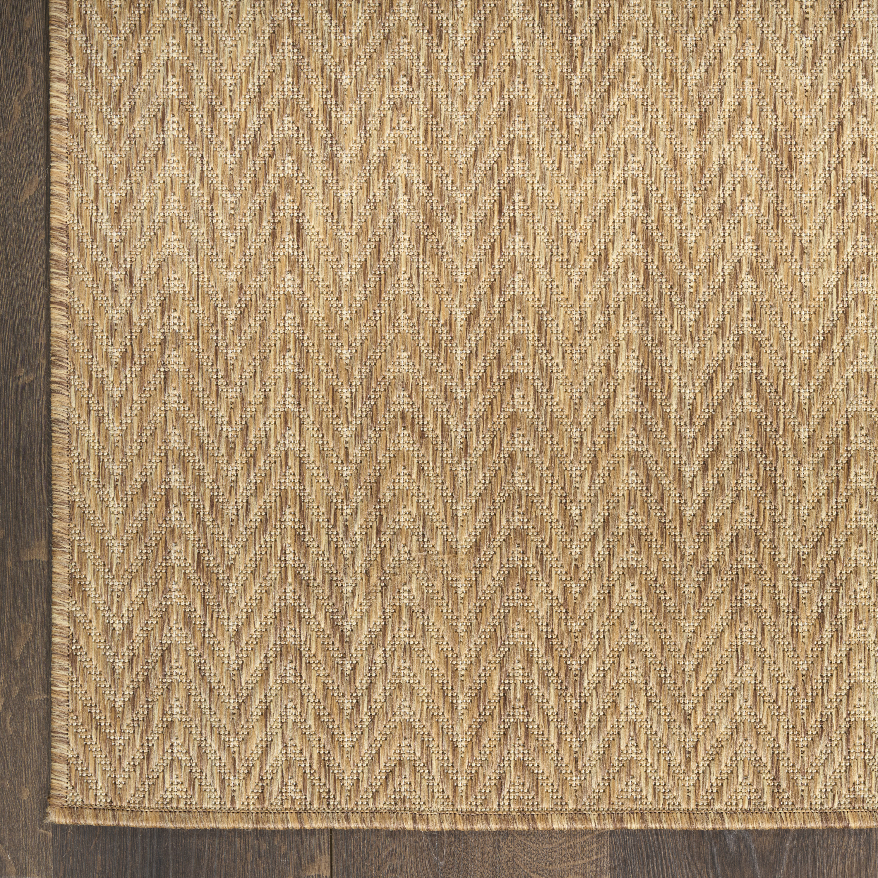 Nourison Horizon Indoor/Outdoor 9' x 12' Natural Modern Rug