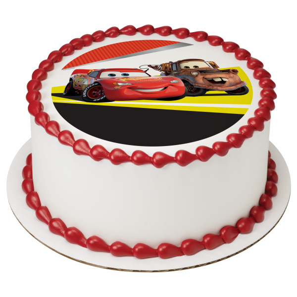 Disney and Pixar's Cars Lightning McQueen & Mater PhotoCake® Edible Image®
