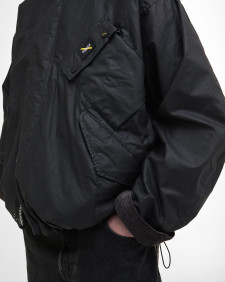 Barbour International x Saturdays NYC SNYC Lightweight Waxed Jacket Classic Black