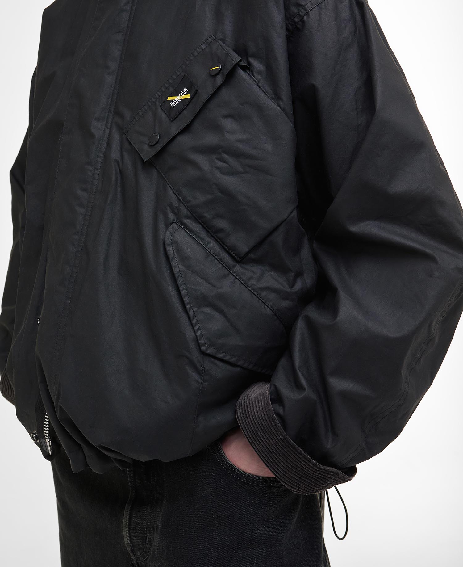 Barbour International x Saturdays NYC SNYC Lightweight Waxed Jacket image number 5