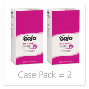 Gojo, RICH PINK™ Antibacterial Lotion Soap, PRO™ TDX™ Dispenser 5000 mL Cartridge