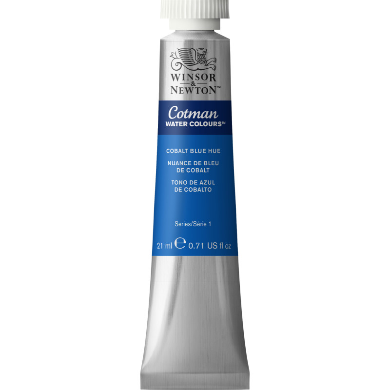 Cotman Watercolor Paint, 21 mL Tube, Cobalt Blue Hue
