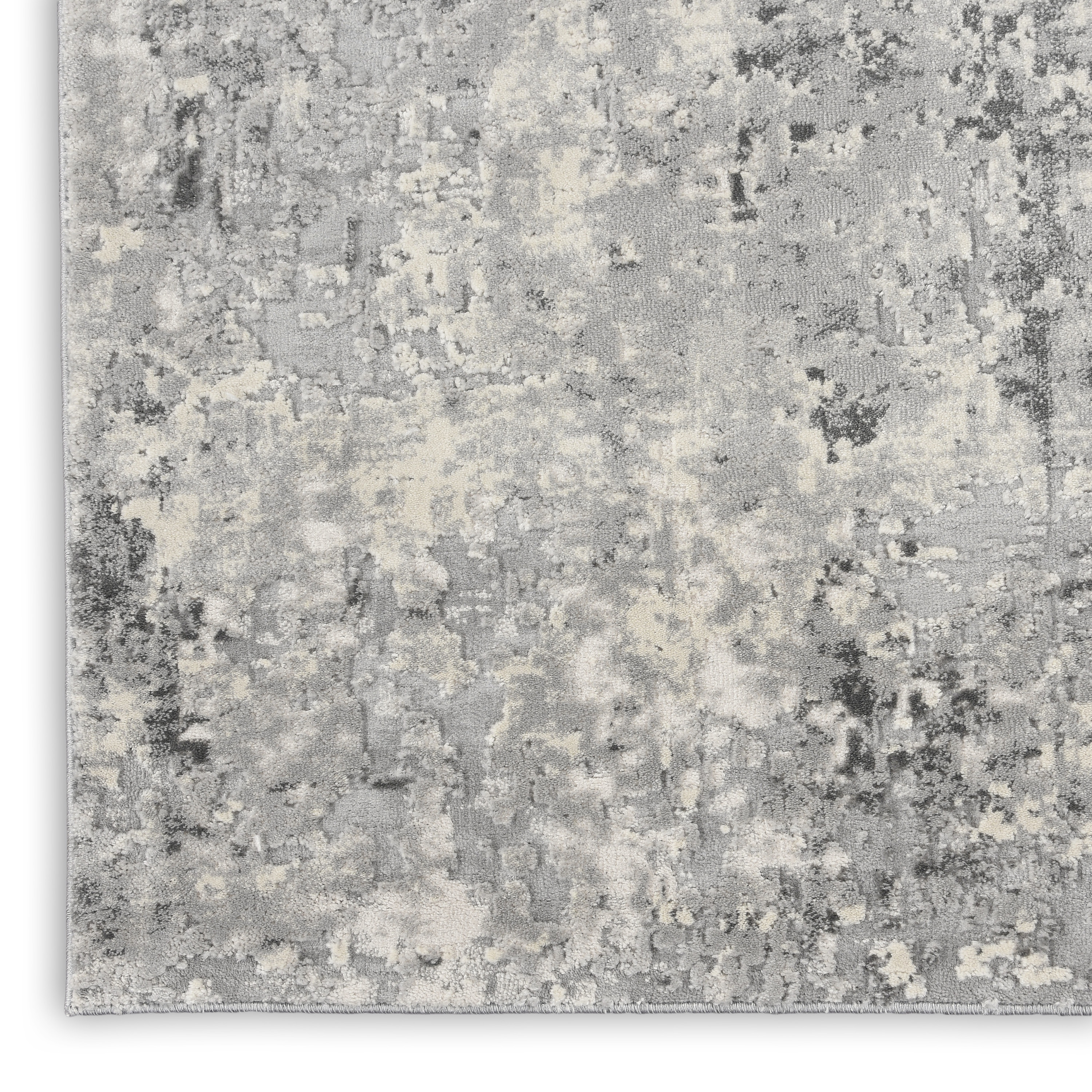 Nourison Rustic Textures 9'3" x 12'9" Grey Beige Modern Indoor Rug