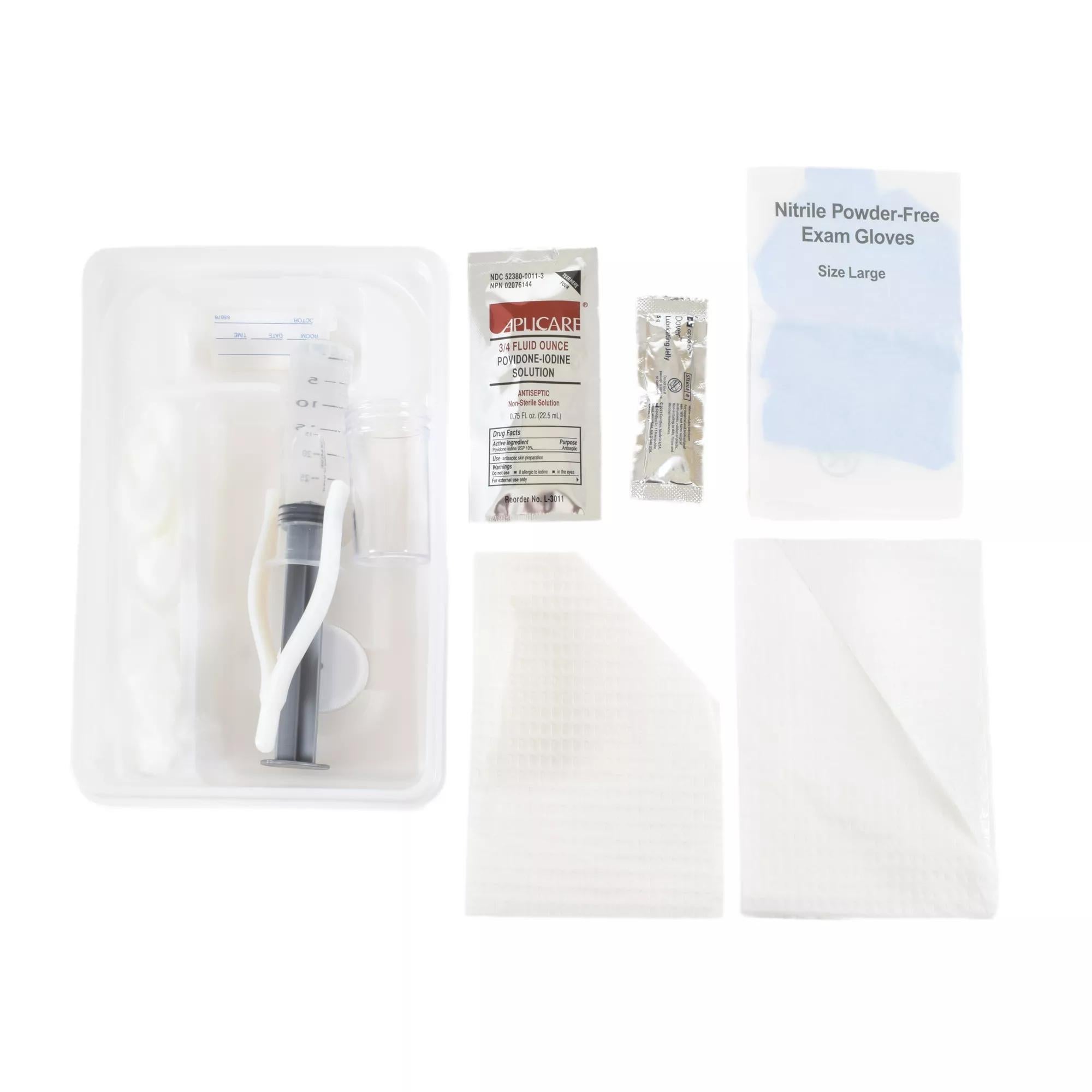 Curity™ Catheter Insertion Tray, Universal, Graduated Basin