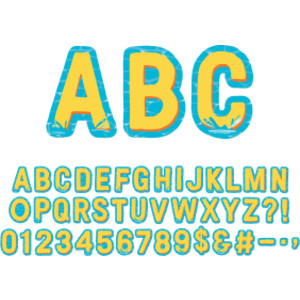 Seas the Day Deco Letters, Pack of 182