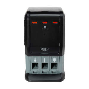 Dixie®, Ultra® Smartstock® Series-T, Cutlery Mini Tri-Tower Dispenser, Black