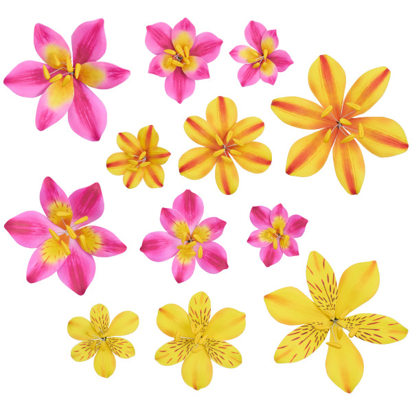 Bright Lilies Gum Paste Flowers