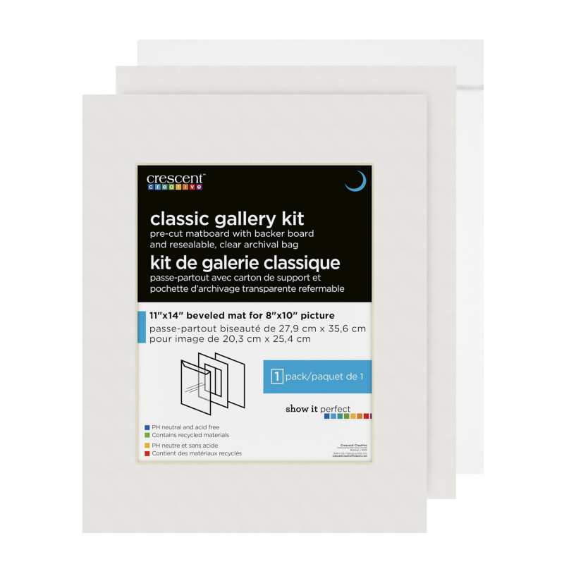 Presentation Show Kit, 11 x 14 in, White, 12-Pack