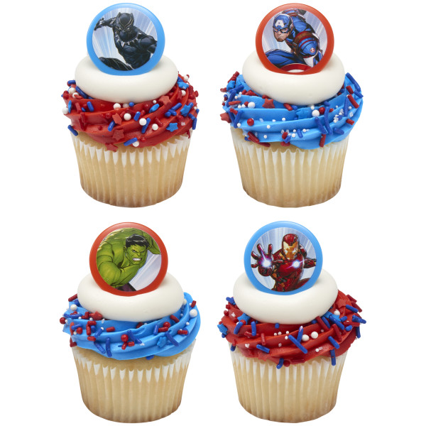 MARVEL Avengers Built for Battle Cupcake Rings