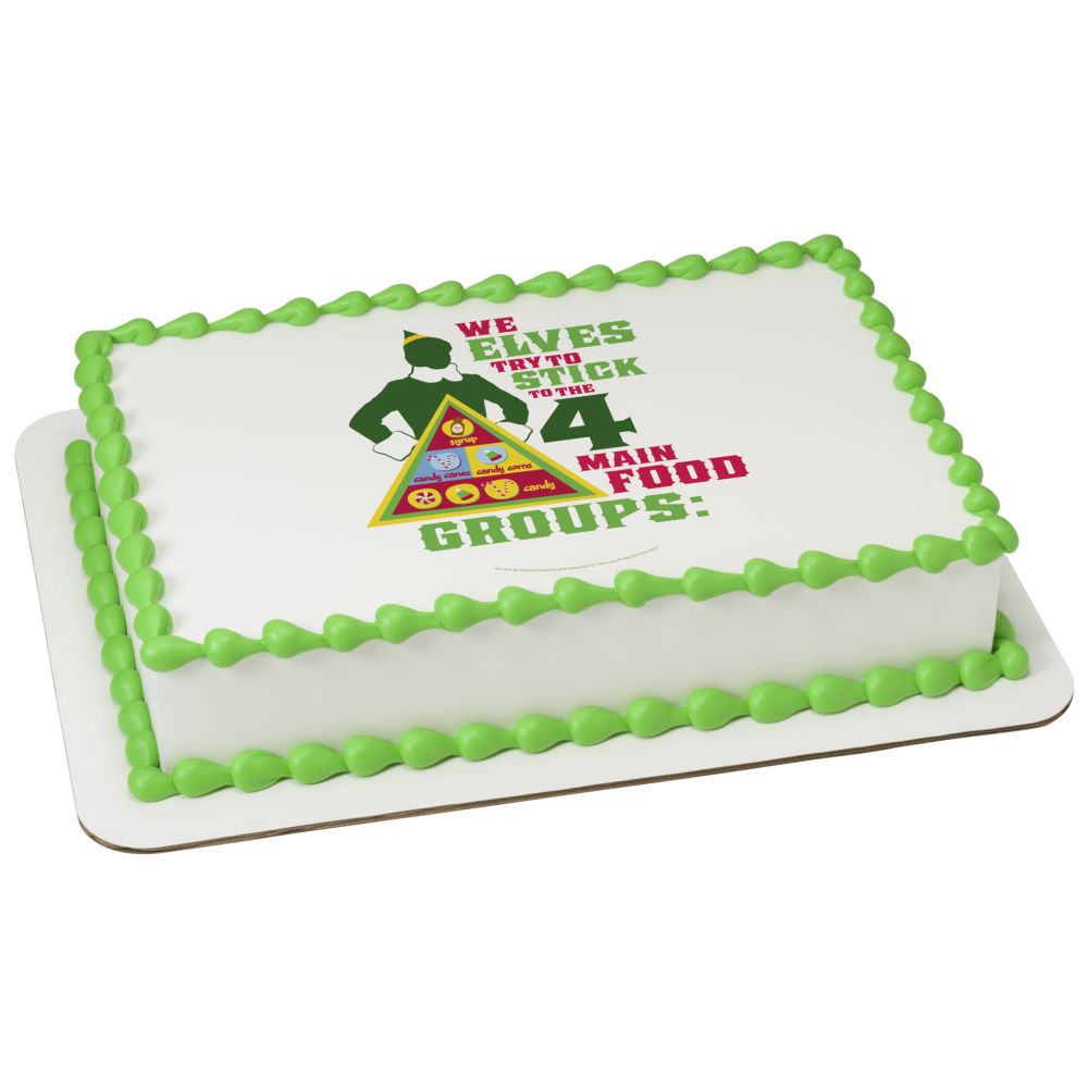 Image Cake Elf 4 Main Food Groups