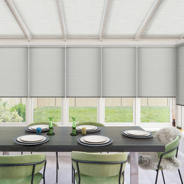 Carmie Pewter Roller Blind