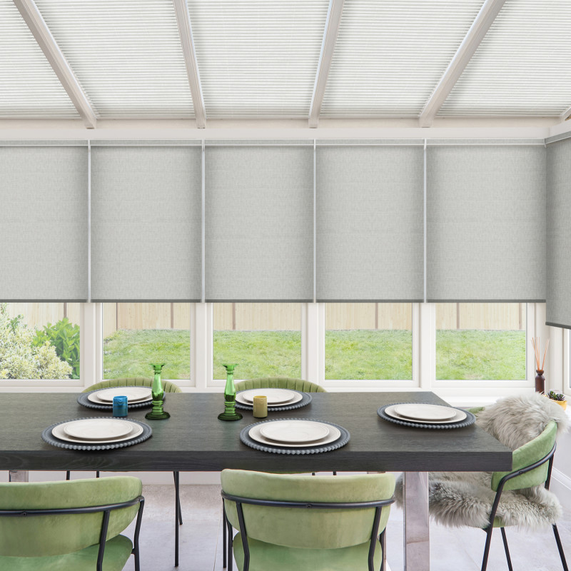 Carmie Pewter Roller Blind