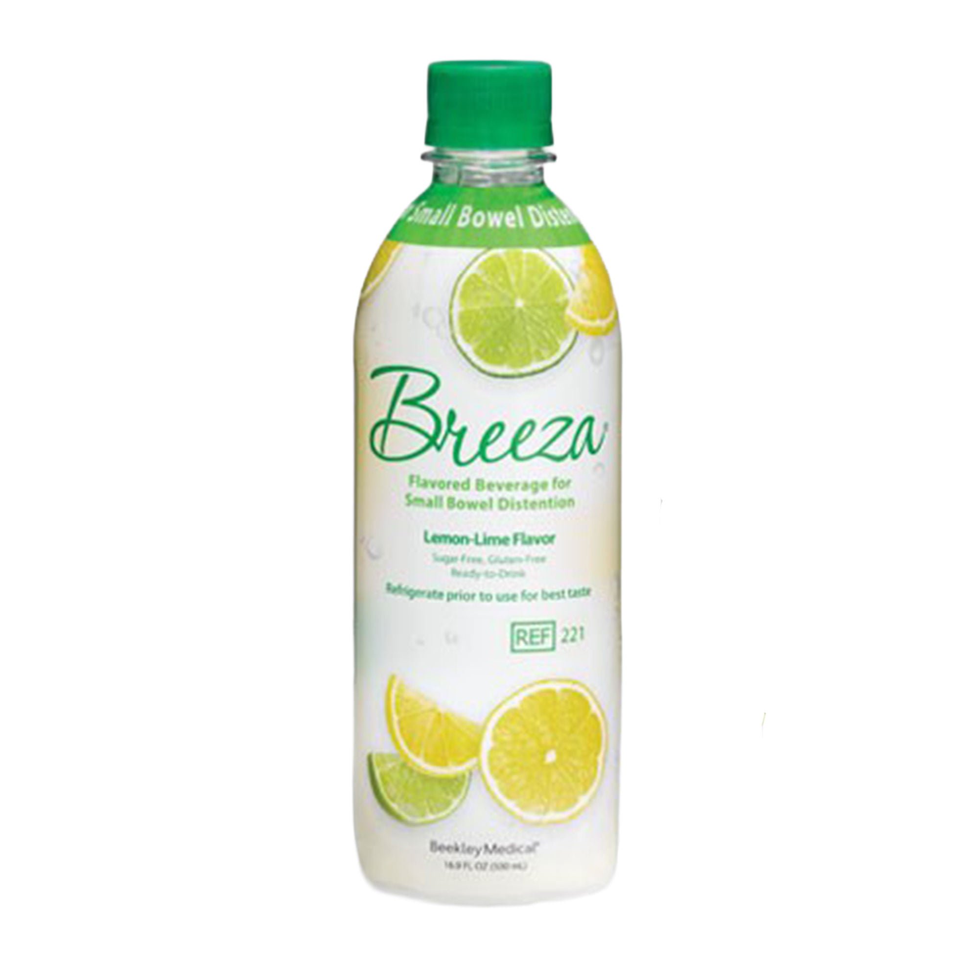 Breeze Flavored Beverage for Small Bowel Distention, Lemon-Lime, Ready-to-Drink