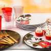 Confetti Salad Plate, Black, 6-piece set