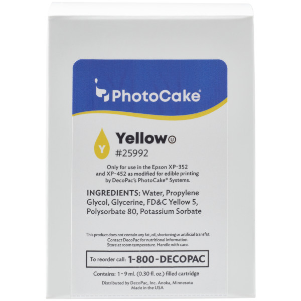 XP352 & XP452 Cartridge-Yellow - Red 3 Free PhotoCake® Ink