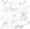 La Marca Statuario Nuovo 2″ Hexagon Mosaic Polished