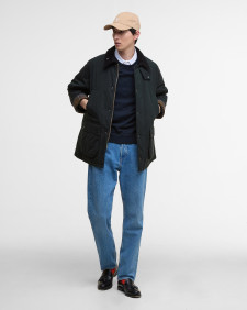 Oversized Bedale Padded Casual Jacket 