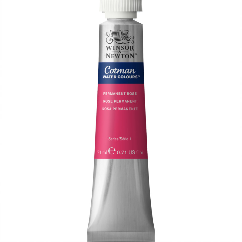 Cotman Watercolor Paint, 21 mL Tube, Permanent Rose