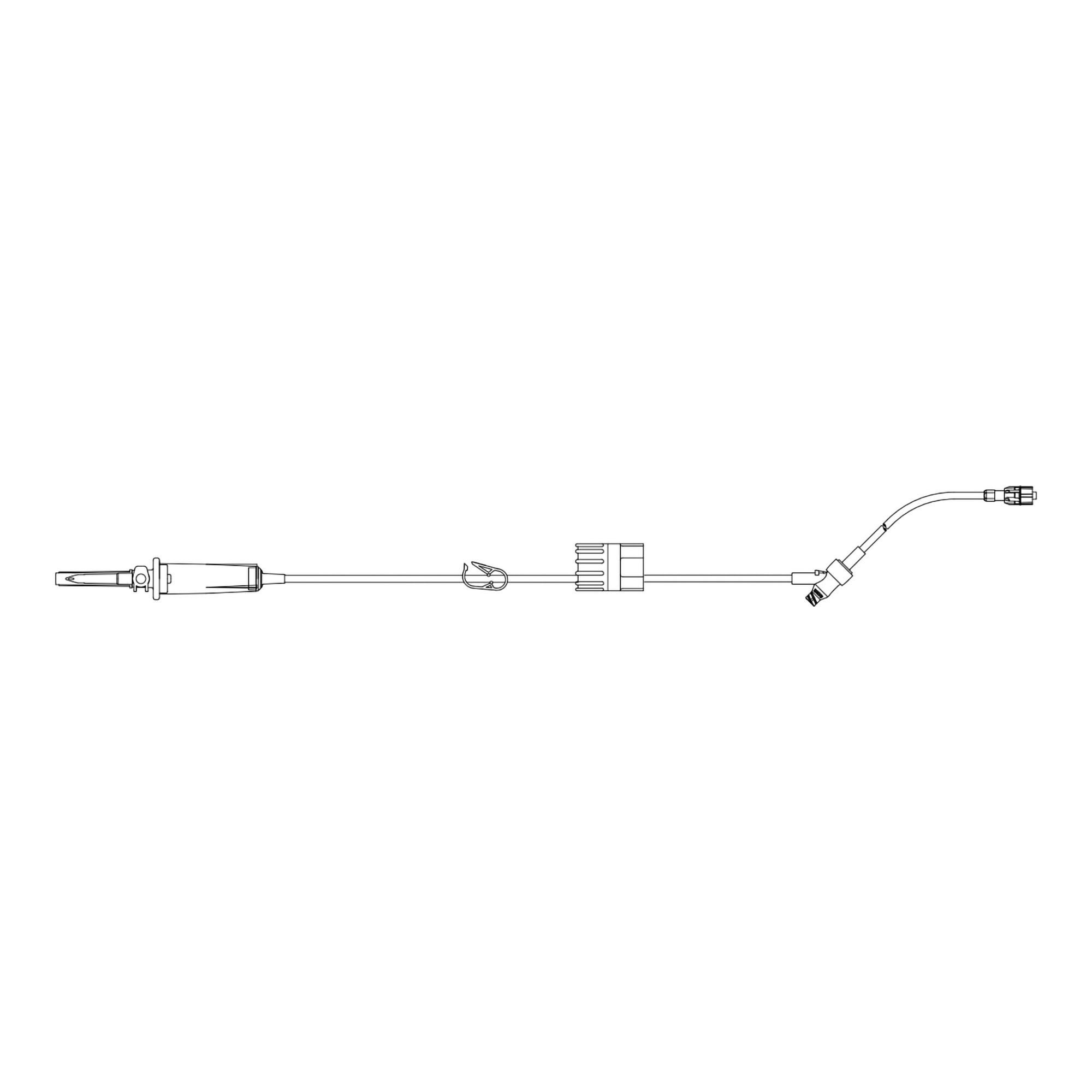 B. Braun IV ADMIN SET, RATEFLOW W/1 CARESITE 15 DROP (50/CS)