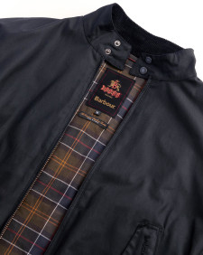 Barbour x Baracuta Wachsjacke MA-1 Harrington 