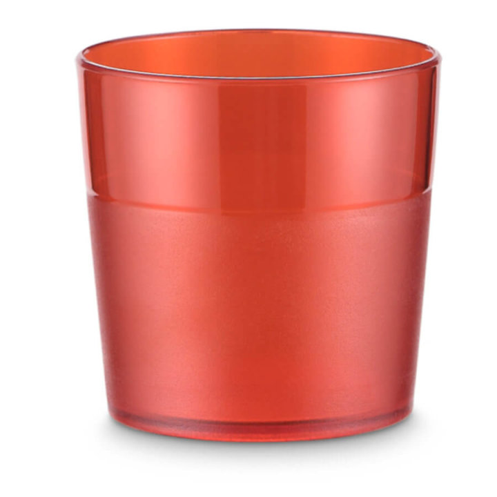 Polycarbonate red glass 0.17 liter