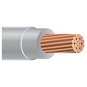 THHN Building Wire, 12 AWG Stranded Copper Conductor, Grey, 500 ft. Reel