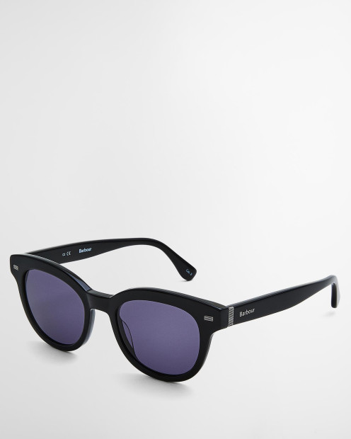 Rounded Sunglasses Classic Black