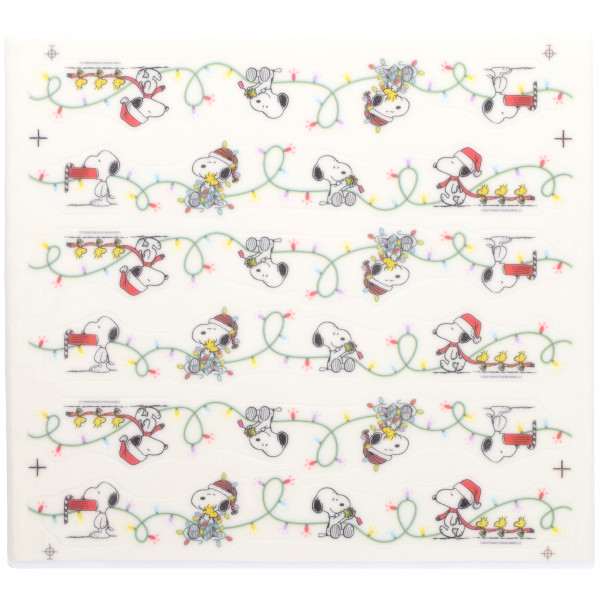 Peanuts® Snoopy® Christmas Strips SugarStyle® Edible Decorations