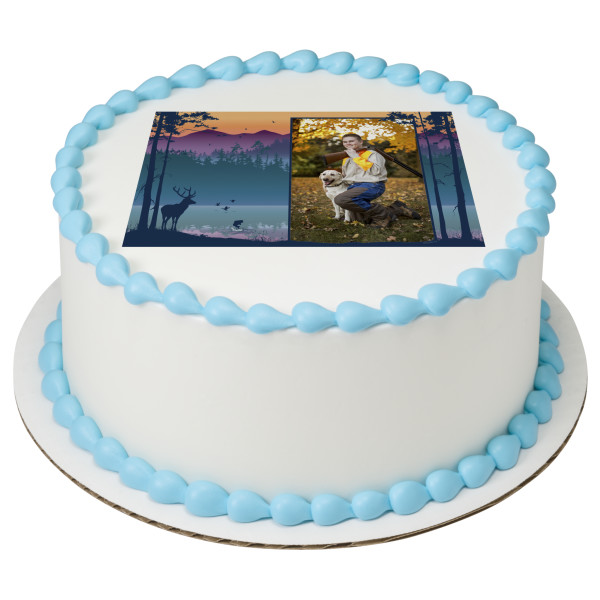 Hunting PhotoCake® Edible Image® Frame