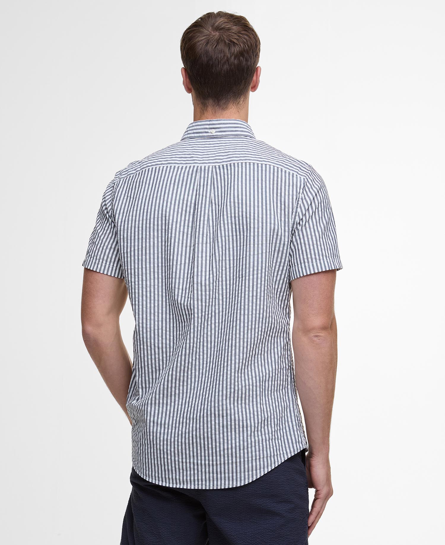 Camicia Cresswell a maniche corte in seersucker dalla vestibilità regular image number 2