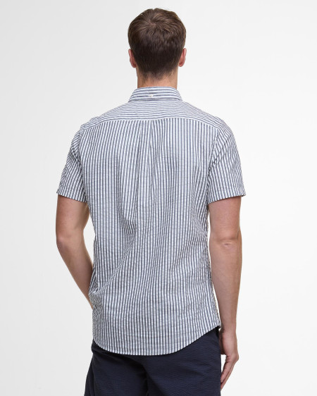 Camicia Cresswell a maniche corte in seersucker dalla vestibilità regular