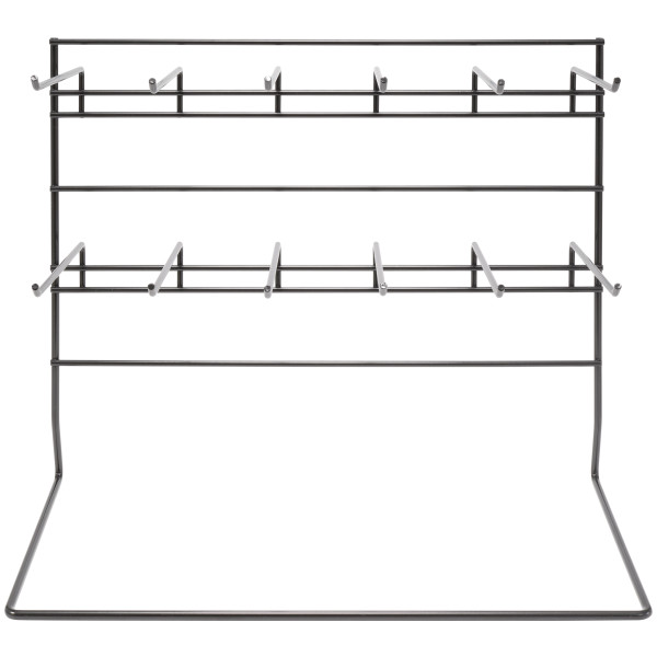 Black Counter with 12 Hooks Candle Rack