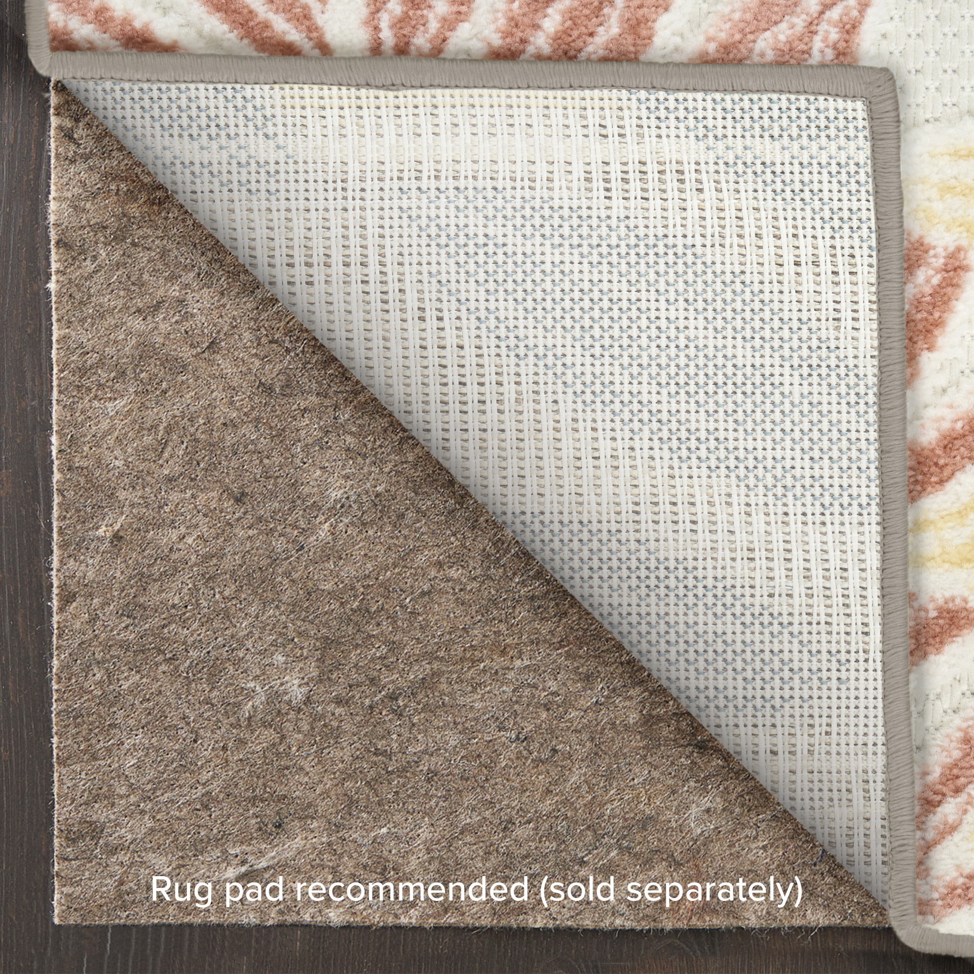 Nourison Aloha 2'8" x 4' Ivory Blue Modern Rug