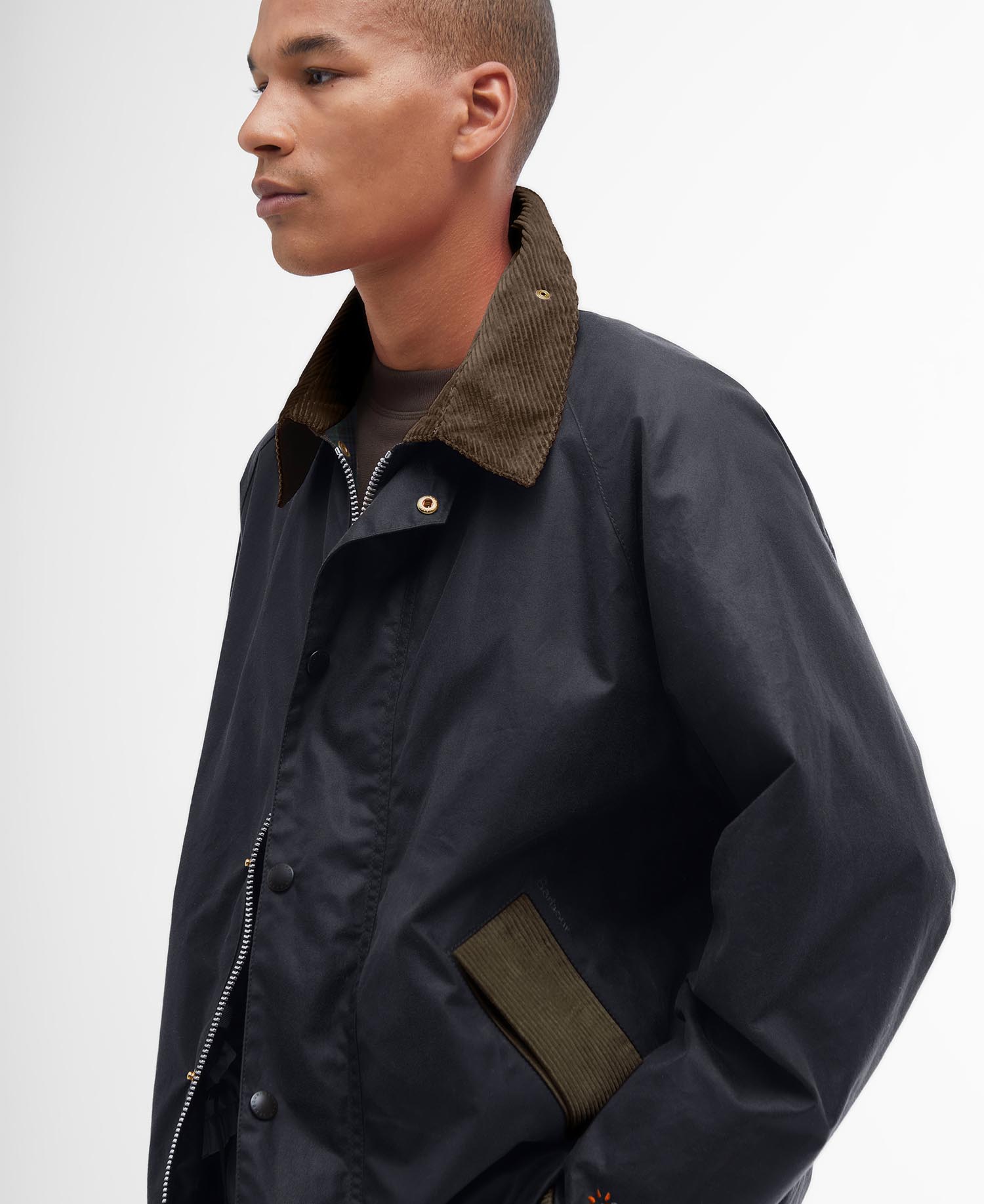 Barbour x Flower Mountain Oversized Transport Waxed Jacket image number 3