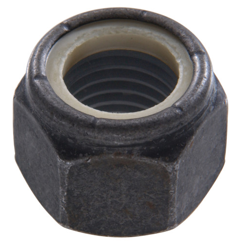 Black Phosphate Nylon Insert USS Coarse Stop Nut 1/4