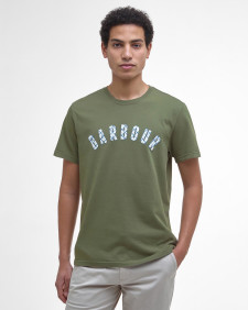 T-shirt con logo in tartan Torpoint 