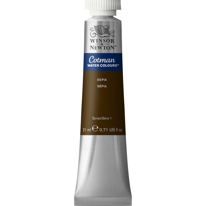 Cotman Watercolor Paint, 21 mL Tube, Sepia
