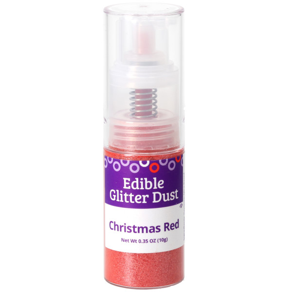 Christmas Red Dust 10g - Red 3 Free Edible Glitter