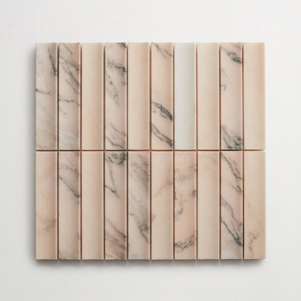 lapidary | etui petit mosaic sheet | pink/grey 