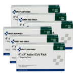 First Aid Only&reg; Cold Pack, 4" x 5", Pack of 6 ACM21004-6