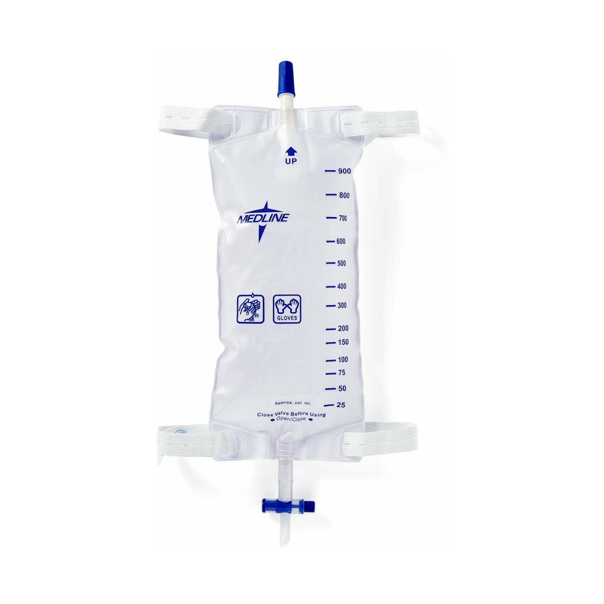 Medline® Urinary Leg Bag, 1100 mL